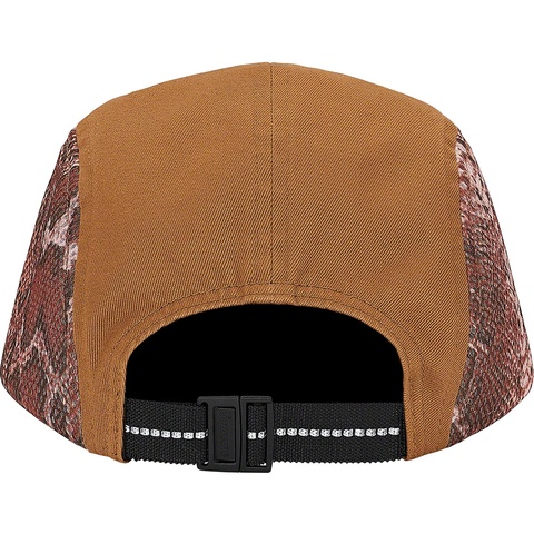 Supreme Snakeskin Mesh Camp Cap - Brown