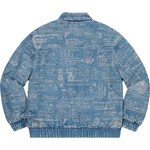 Supreme Checks Embroidered Denim Jacket (SS20) - Blue
