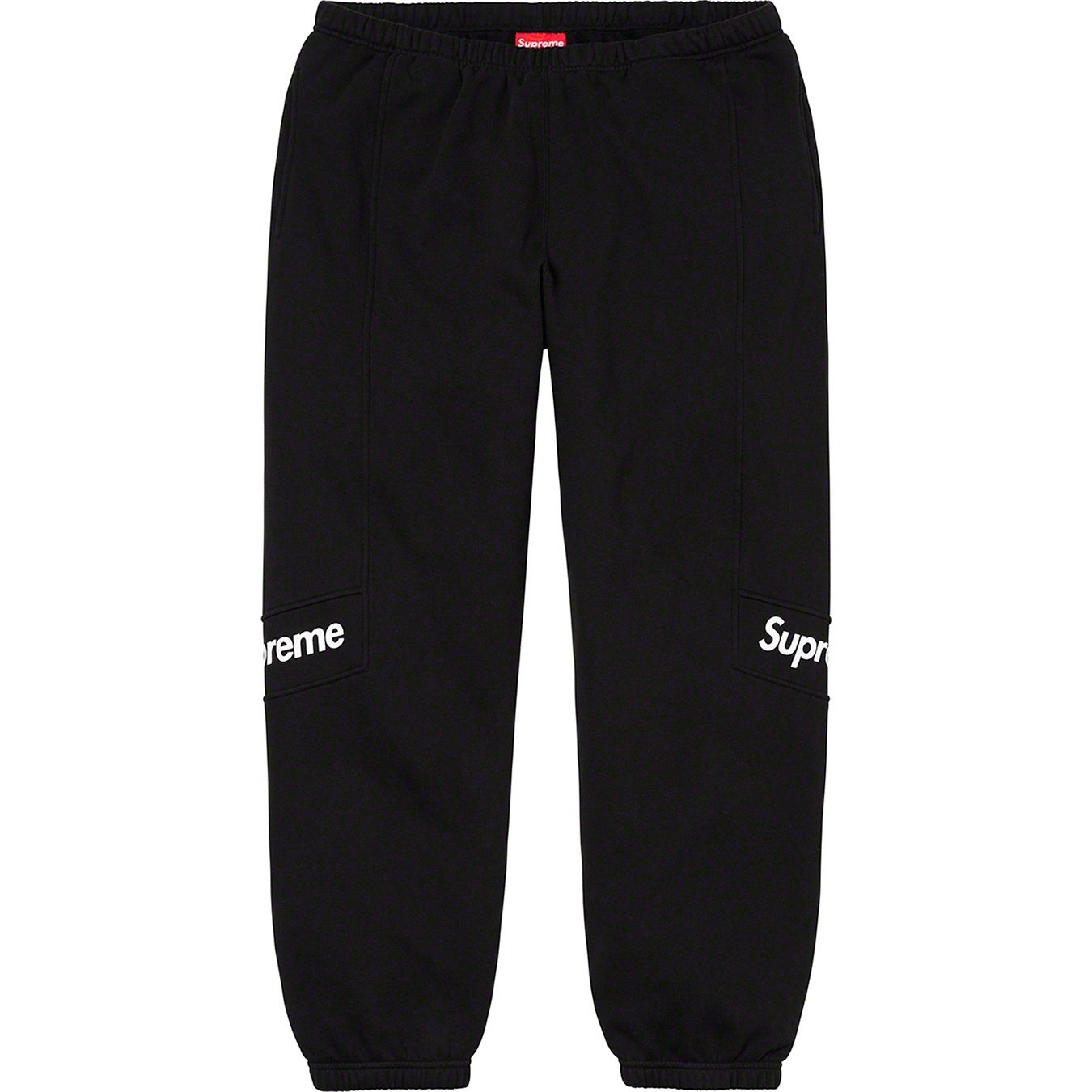 Supreme Color Blocked Sweatpant (SS20) - Black - $138