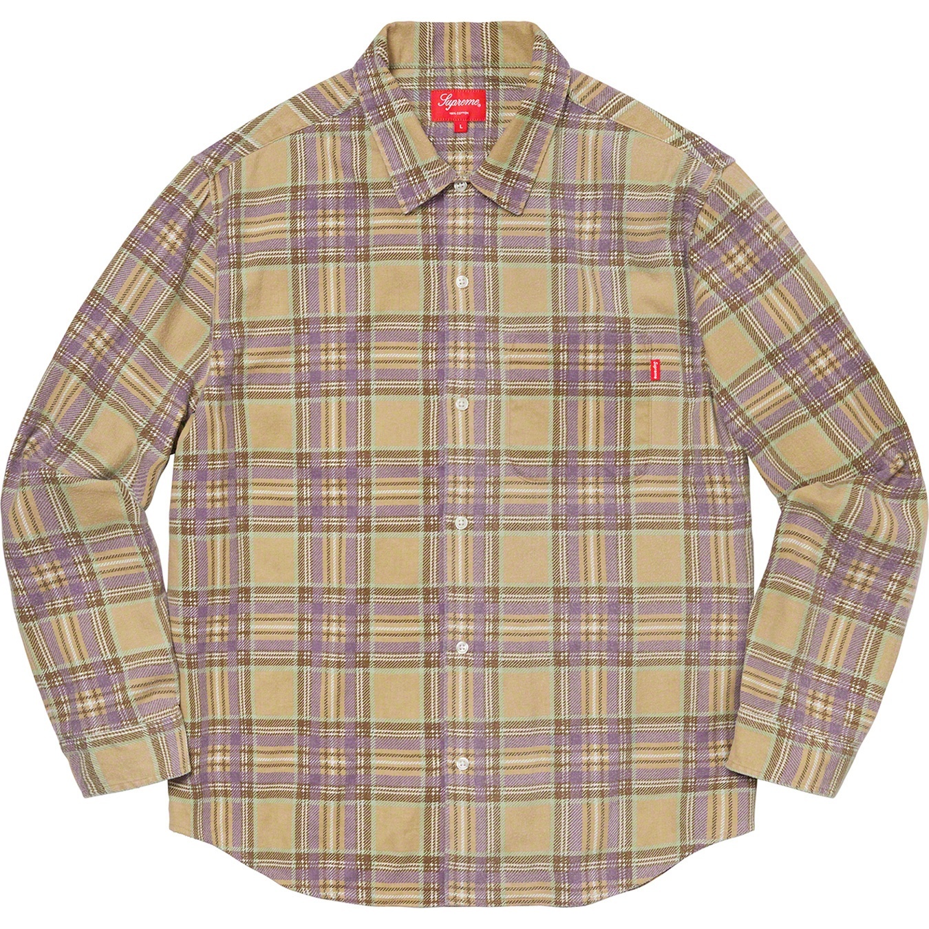 Supreme Printed Plaid Shirt (SS20) - $138