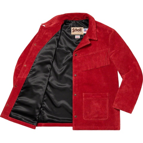 Supreme®/Schott® Fringe Suede Coat - Supreme