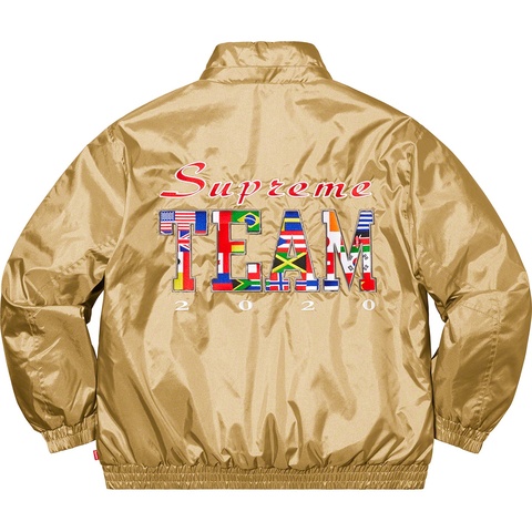 Supreme Supreme Team Puffy Jacket - Gold