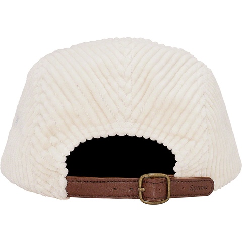 Supreme Wide Wale Corduroy Camp Cap - Natural
