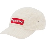 Supreme Wide Wale Corduroy Camp Cap (SS20) - Natural