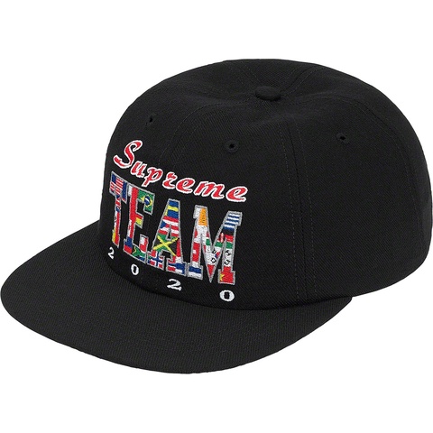 Supreme Supreme Team 6-Panel - Black