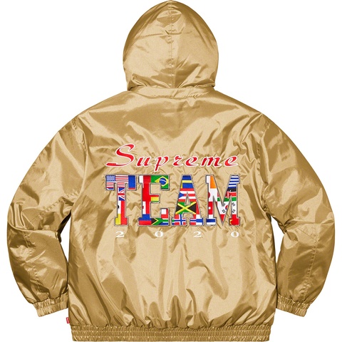 Supreme Supreme Team Puffy Jacket - Gold
