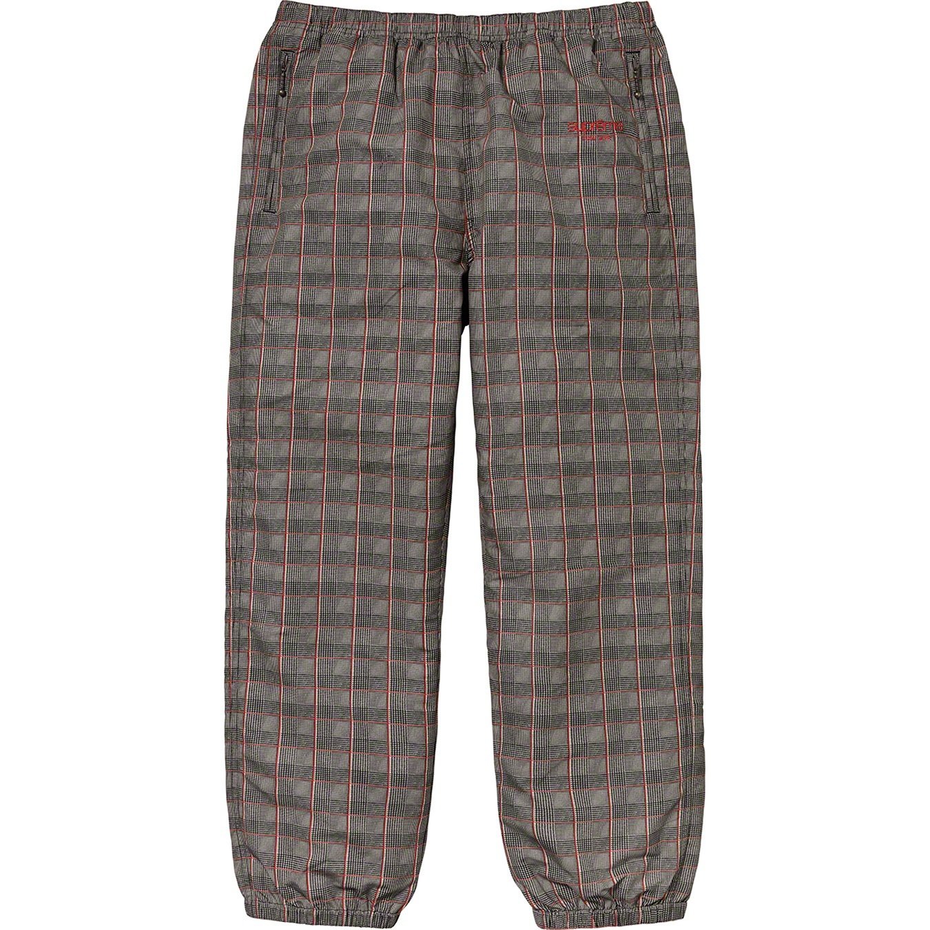 Supreme Track Pant (SS20) - Tan Glen Plaid - $128