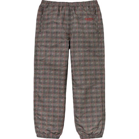 Supreme Track Pant - Tan Glen Plaid