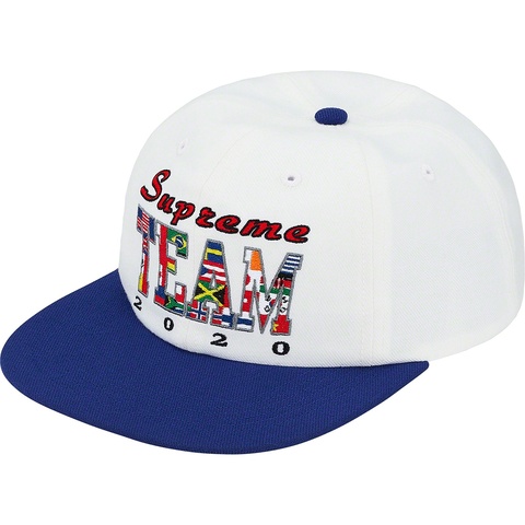 Supreme Supreme Team 6-Panel - White