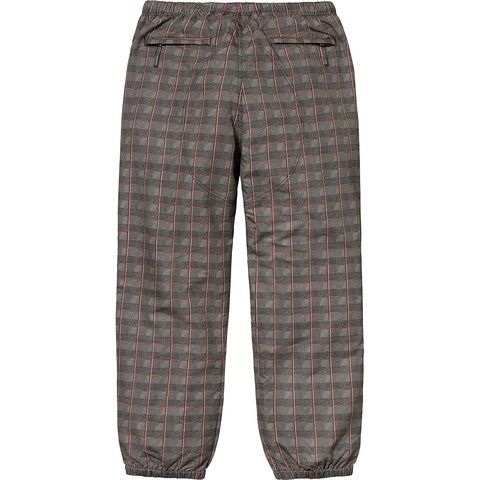 Supreme Track Pant - Tan Glen Plaid