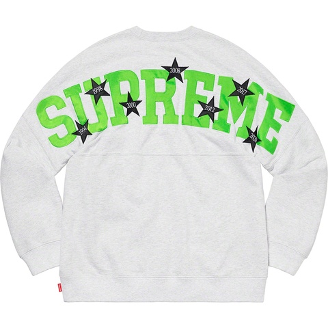 Supreme Stars Crewneck - Ash Grey