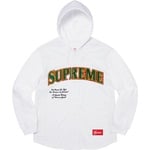 Supreme Mesh Hooded L S Baseball Jersey (SS20) - White