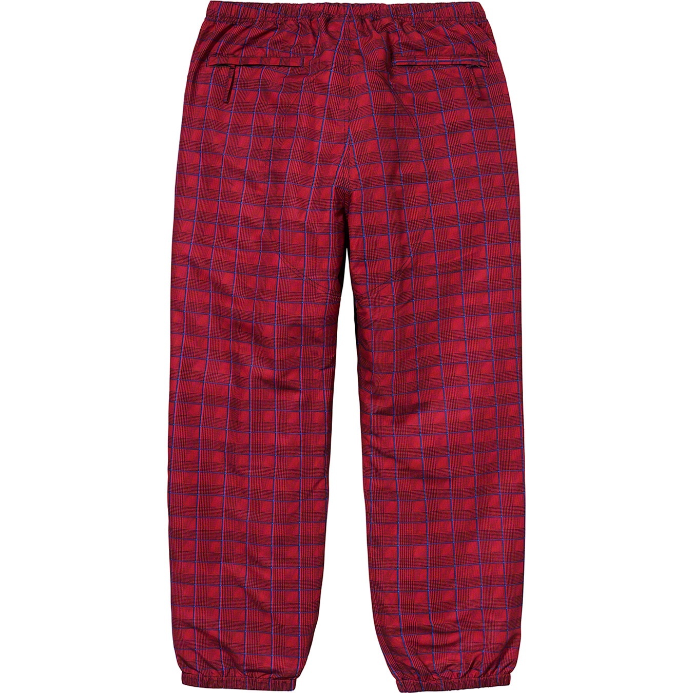 Supreme Track Pant (SS20) - Red Glen Plaid - $128