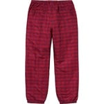 Supreme Track Pant (SS20) - Red Glen Plaid