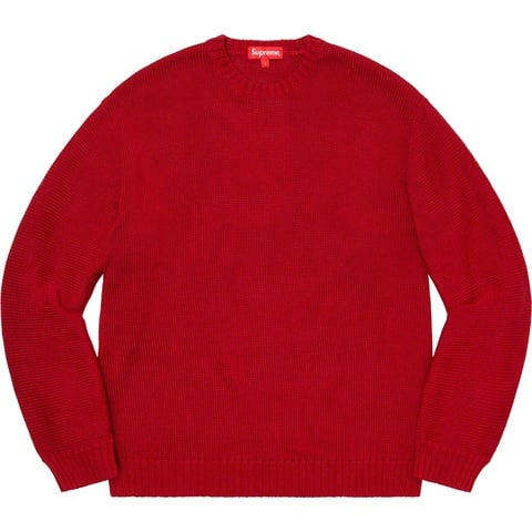Supreme Back Logo Sweater - Red