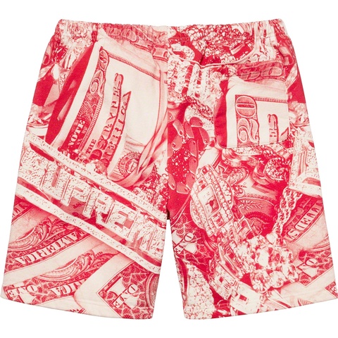 Supreme Bling Sweatshort - Red