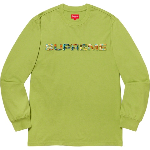 Supreme Meta Logo L/S Top - Lime