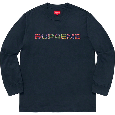 Supreme Meta Logo L/S Top - Navy
