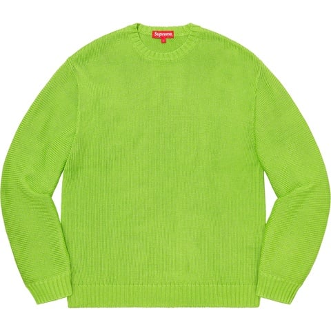 Supreme Back Logo Sweater - Green