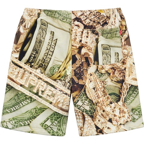 Supreme Bling Sweatshort - Green