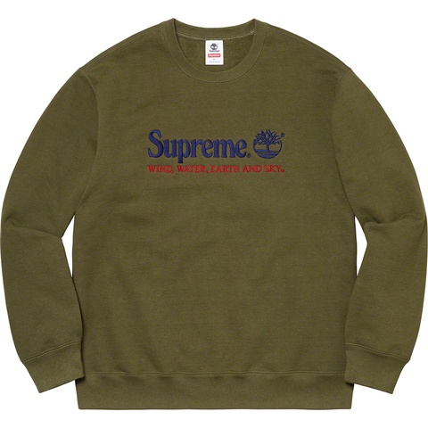 Supreme Supreme®/Timberland® Crewneck - Dark Olive