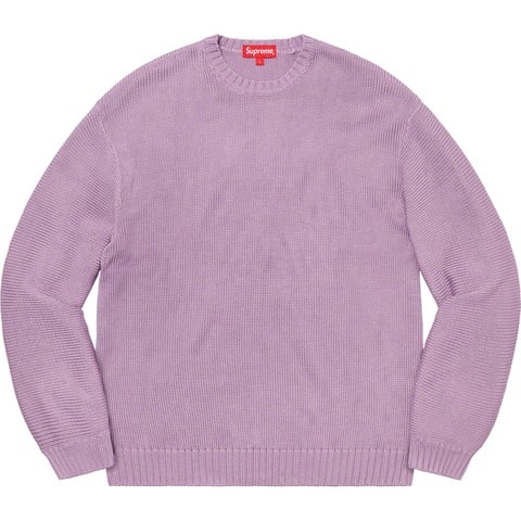 Supreme Back Logo Sweater - Lilac