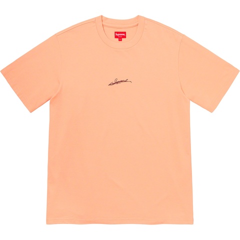Supreme Signature S/S Top - Peach