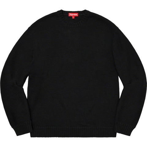 Supreme Back Logo Sweater - Black