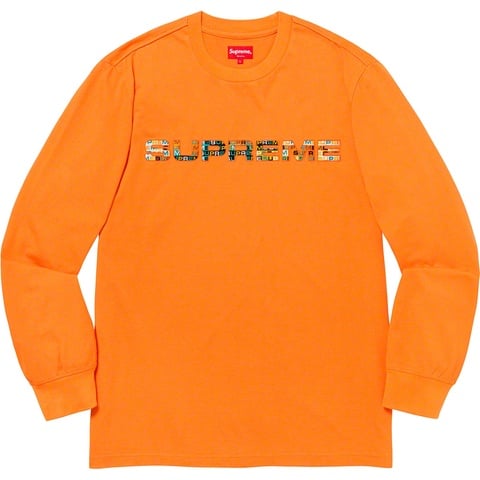 Supreme Meta Logo L/S Top - Orange