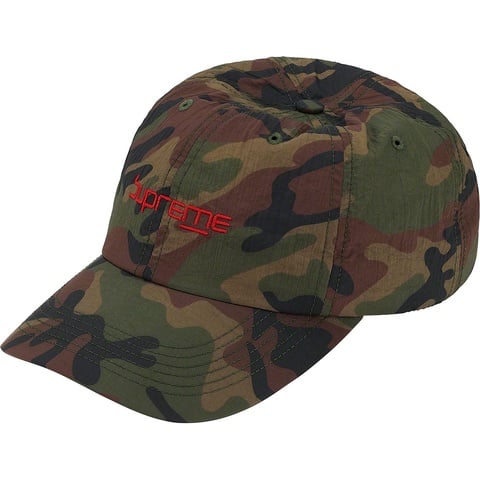 Supreme Digital Logo 6-Panel - Woodland Camo