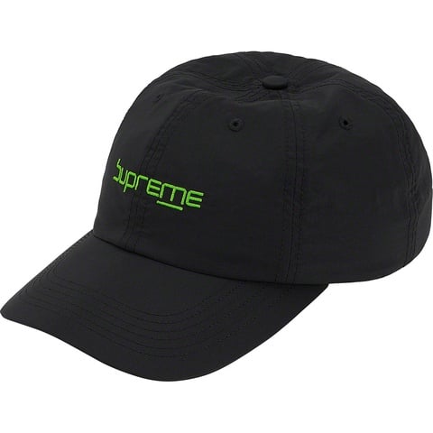 Supreme Digital Logo 6-Panel - Black