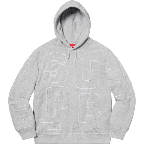 Cutout Letters Hooded Sweatshirt - Supreme