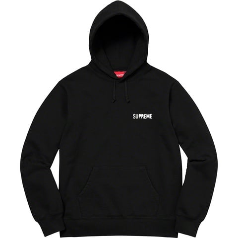 Supreme Restless Youth Hooded Sweatshirt - Black