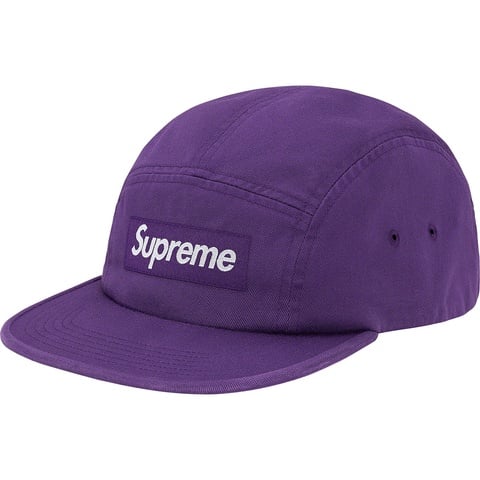 Supreme Washed Camp Cap 19FW 美品 Washed Chino Twill Camp Cap - spring/summer 2020 - Supreme