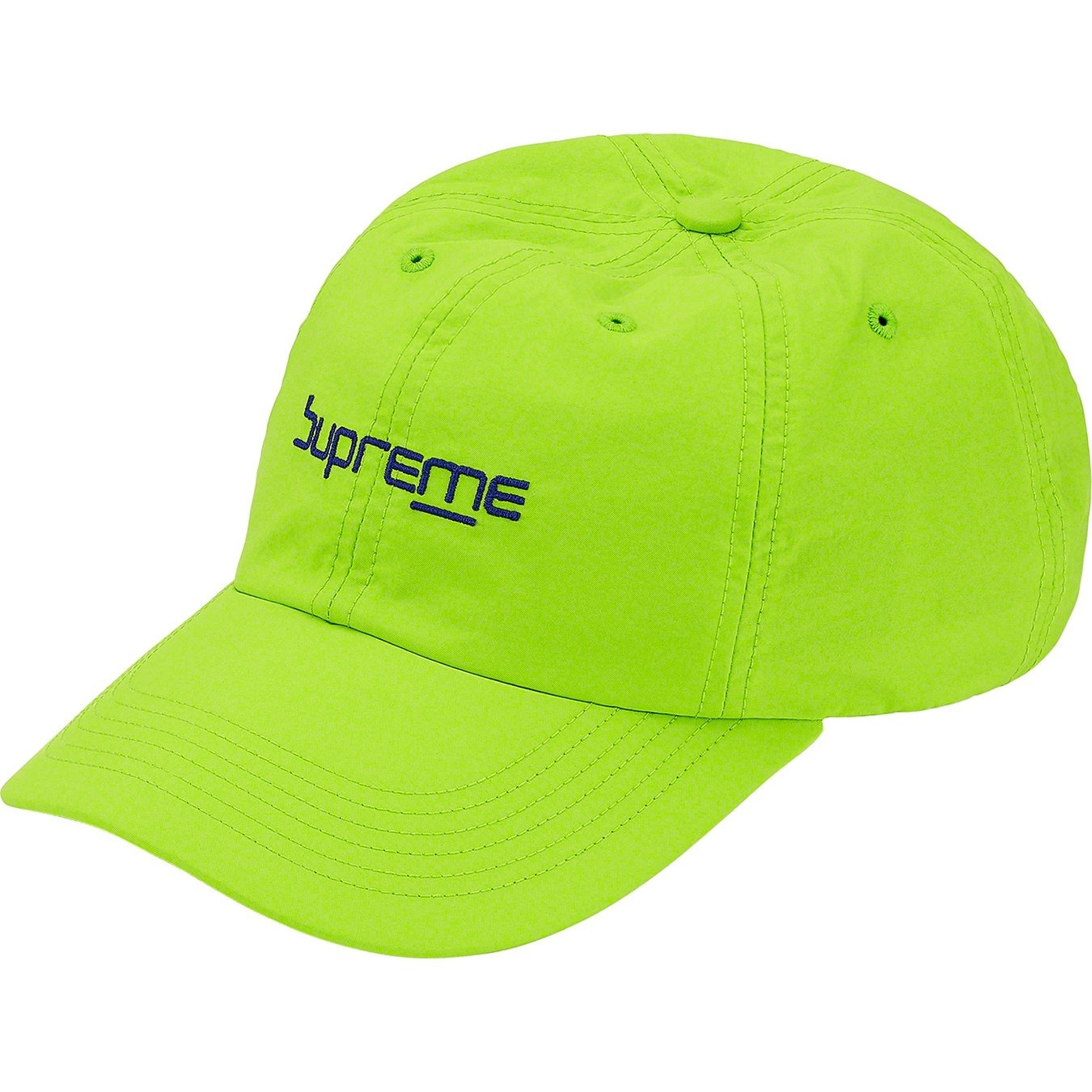 Supreme Digital Logo 6-Panel (SS20) - Lime - $48