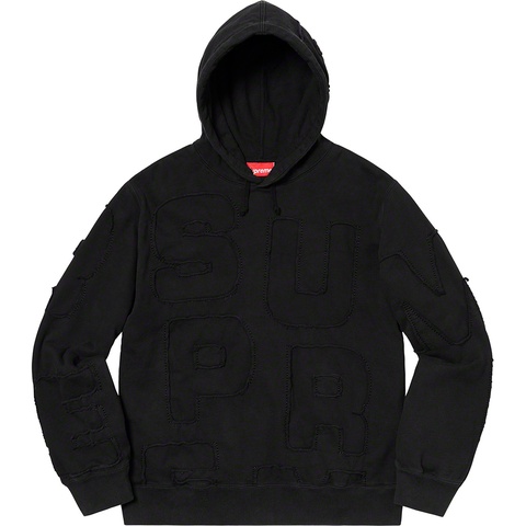 Cutout Letters Hooded Sweatshirt - Supreme