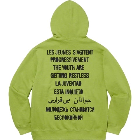 Restless Youth Hooded Sweatshirt - Supreme
