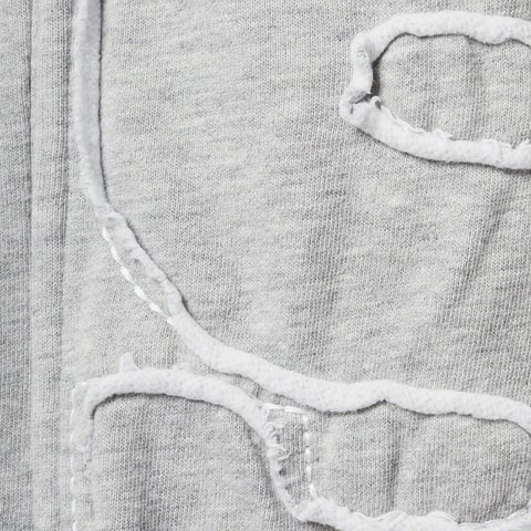 Supreme Cutout Letters Sweatpant - Heather Grey