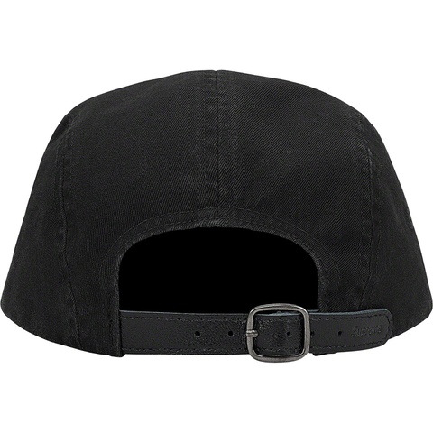 Supreme Washed Chino Twill Camp Cap - Black