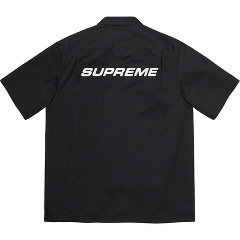 Supreme Bowling Zip S/S Shirt - Black