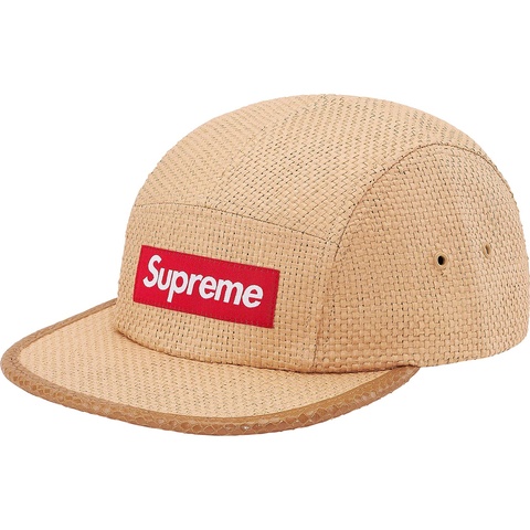 Supreme Raffia Camp Cap - Tan