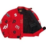 Supreme Supreme Vanson Leathers Letters Cordura Jacket (SS20) - Red