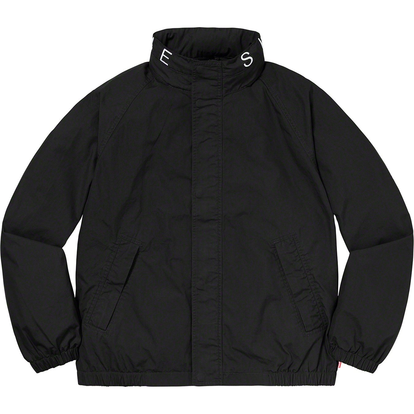 Supreme Raglan Court Jacket (SS20) - Black - $198
