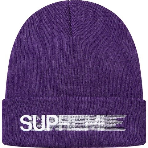 Supreme Motion Logo Beanie - Purple