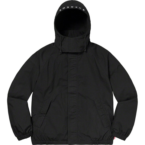 Supreme Raglan Court Jacket - Black