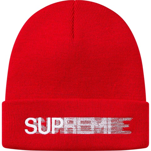 Supreme Motion Logo Beanie - Red