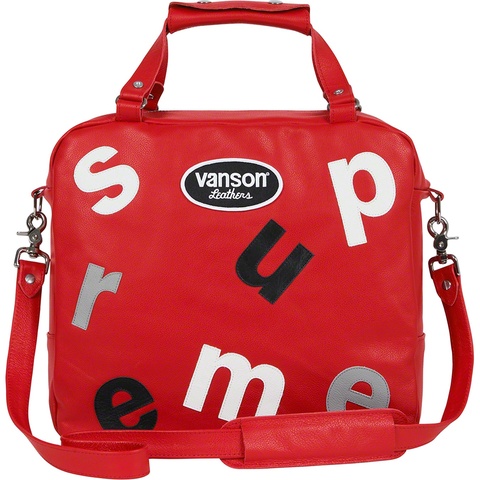 Supreme Supreme®/Vanson Leathers® Letters Bag - Red
