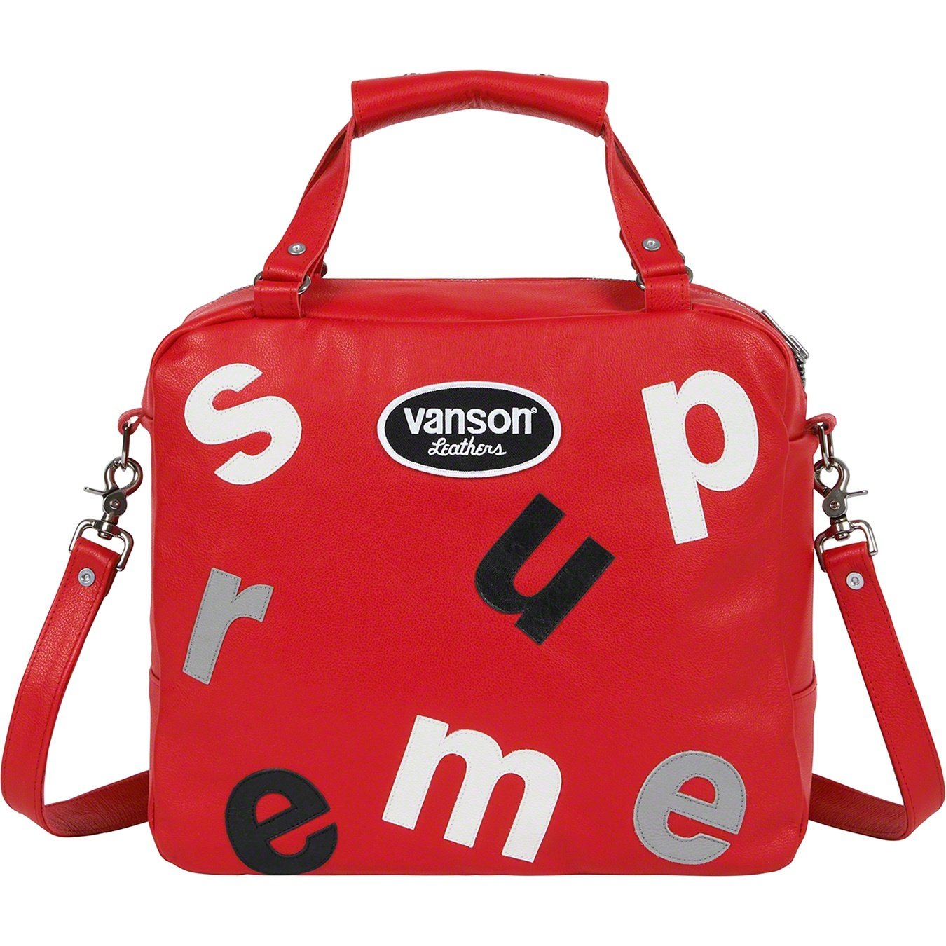 Supreme Supreme Vanson Leathers Letters Bag (SS20) - Red - $328