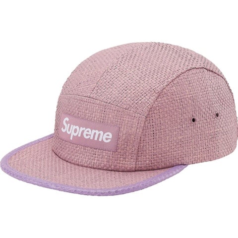 Supreme Raffia Camp Cap - Purple