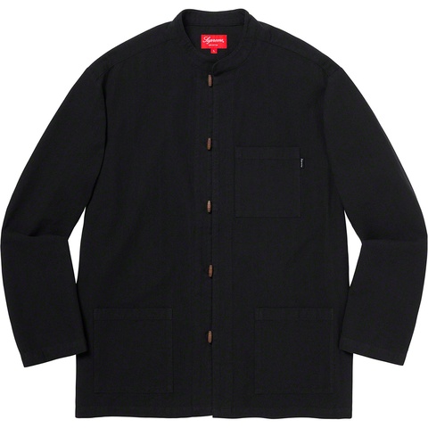 Supreme Woven Toggle Shirt - Black